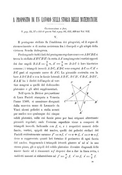 Periodico di matematica per l'insegnamento secondario