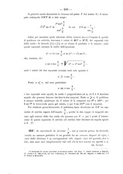 Periodico di matematica per l'insegnamento secondario