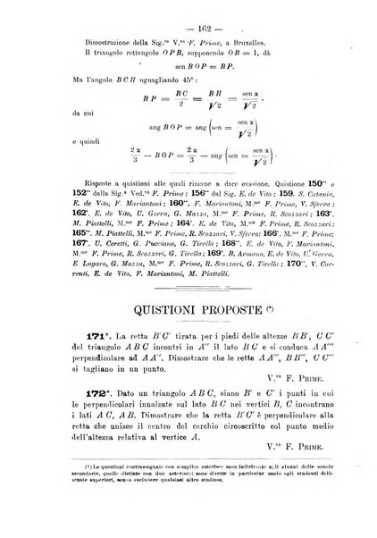 Periodico di matematica per l'insegnamento secondario