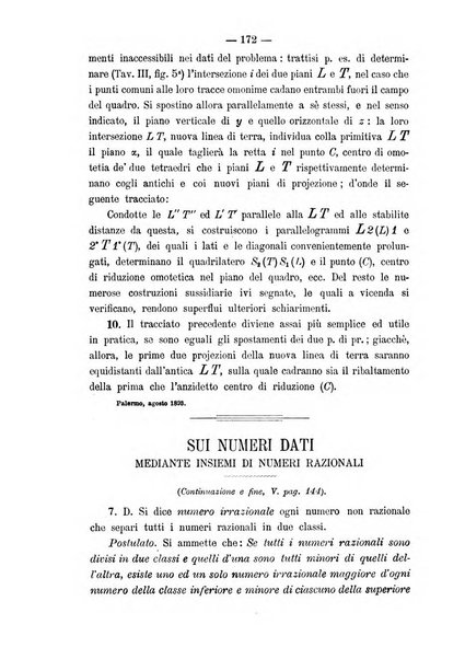 Periodico di matematica per l'insegnamento secondario