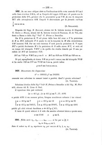 Periodico di matematica per l'insegnamento secondario