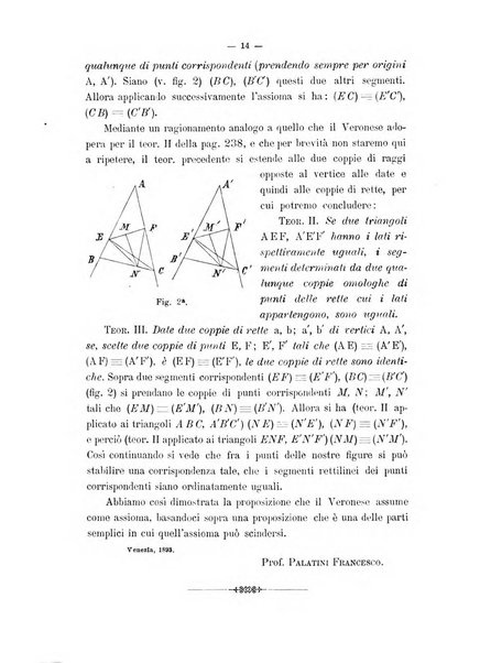 Periodico di matematica per l'insegnamento secondario