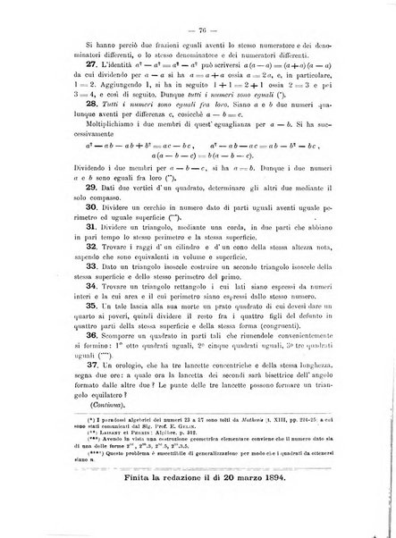 Periodico di matematica per l'insegnamento secondario