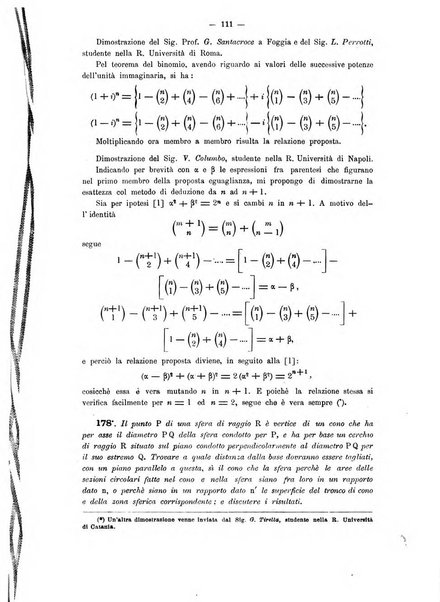 Periodico di matematica per l'insegnamento secondario