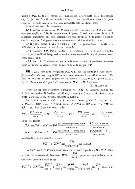 Periodico di matematica per l'insegnamento secondario