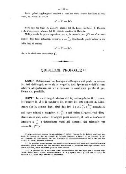 Periodico di matematica per l'insegnamento secondario