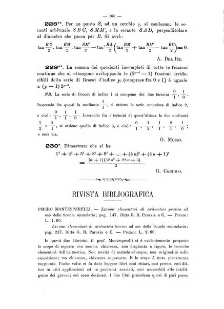 Periodico di matematica per l'insegnamento secondario