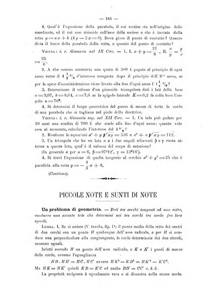 Periodico di matematica per l'insegnamento secondario