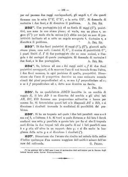 Periodico di matematica per l'insegnamento secondario