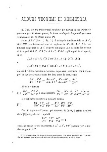 Periodico di matematica per l'insegnamento secondario