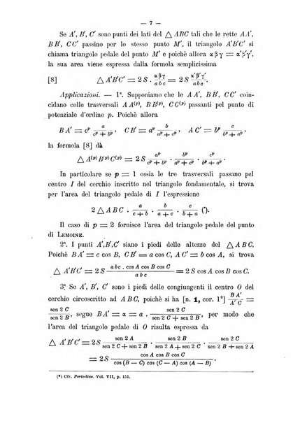 Periodico di matematica per l'insegnamento secondario