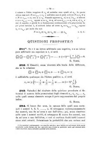 Periodico di matematica per l'insegnamento secondario