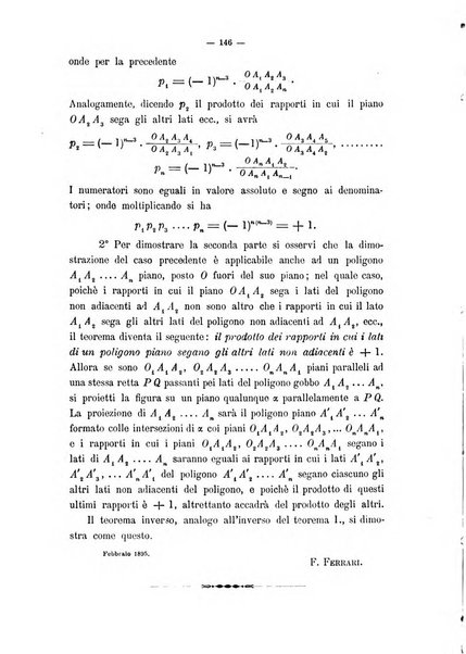 Periodico di matematica per l'insegnamento secondario