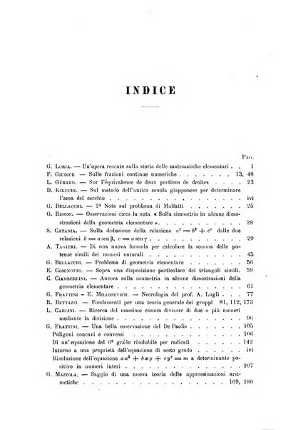 Periodico di matematica per l'insegnamento secondario