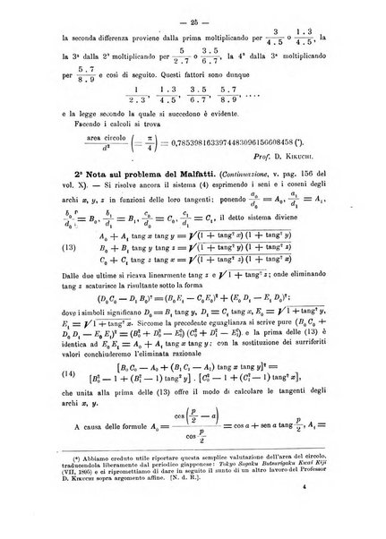 Periodico di matematica per l'insegnamento secondario