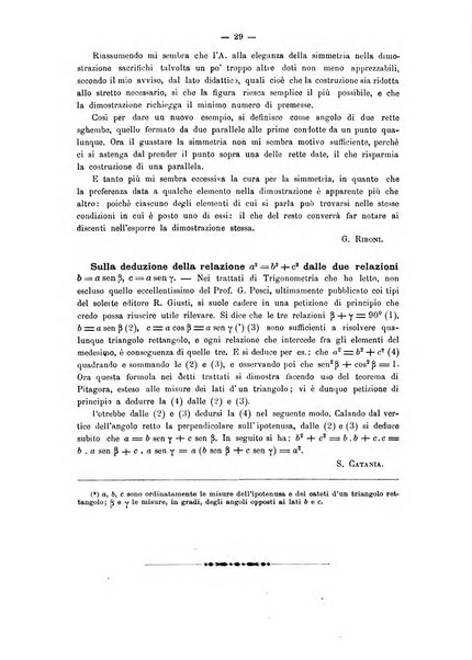 Periodico di matematica per l'insegnamento secondario