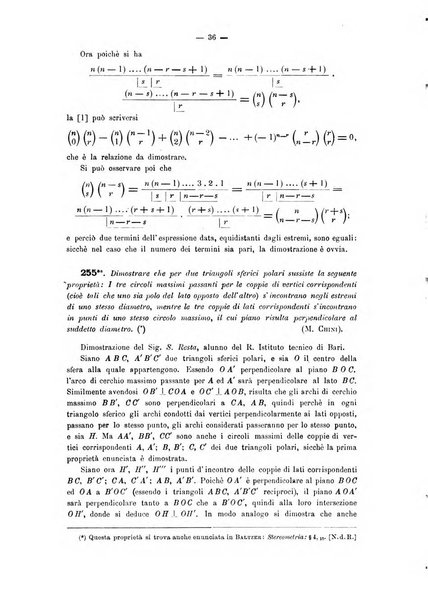 Periodico di matematica per l'insegnamento secondario