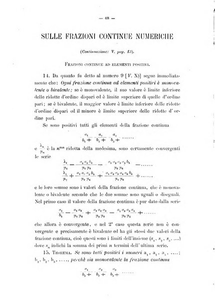 Periodico di matematica per l'insegnamento secondario