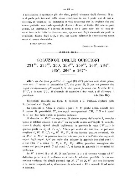 Periodico di matematica per l'insegnamento secondario