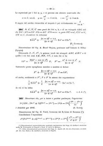 Periodico di matematica per l'insegnamento secondario