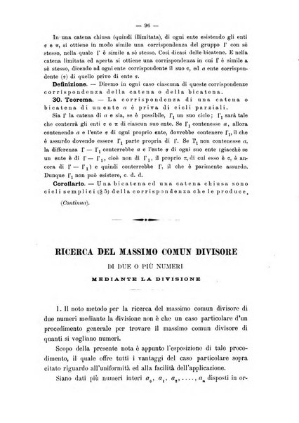 Periodico di matematica per l'insegnamento secondario