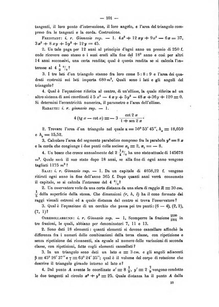 Periodico di matematica per l'insegnamento secondario