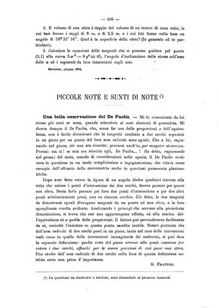 Periodico di matematica per l'insegnamento secondario