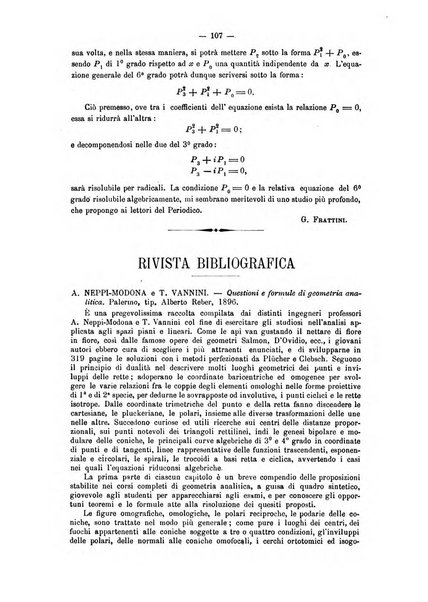 Periodico di matematica per l'insegnamento secondario