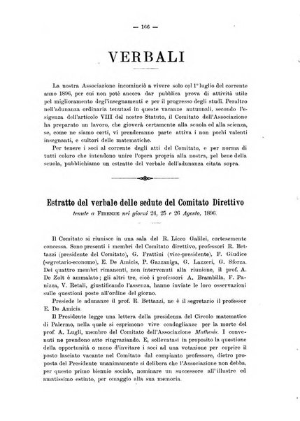 Periodico di matematica per l'insegnamento secondario