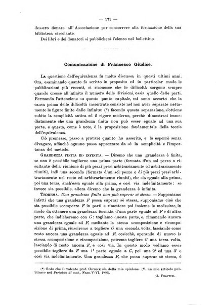 Periodico di matematica per l'insegnamento secondario