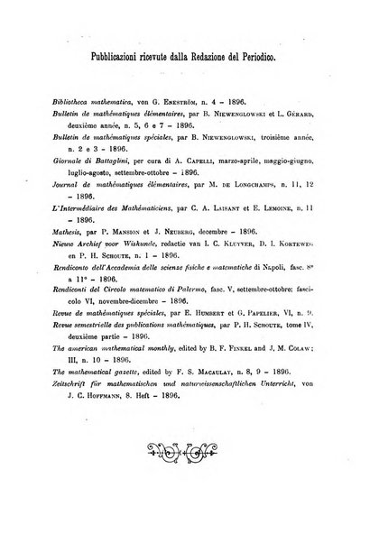 Periodico di matematica per l'insegnamento secondario