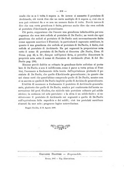 Periodico di matematica per l'insegnamento secondario