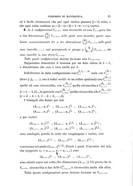 Periodico di matematica per l'insegnamento secondario