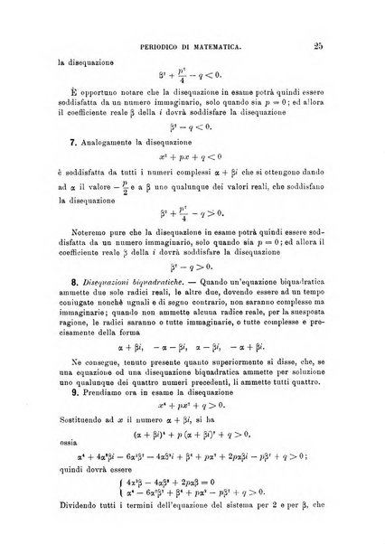 Periodico di matematica per l'insegnamento secondario