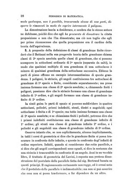 Periodico di matematica per l'insegnamento secondario