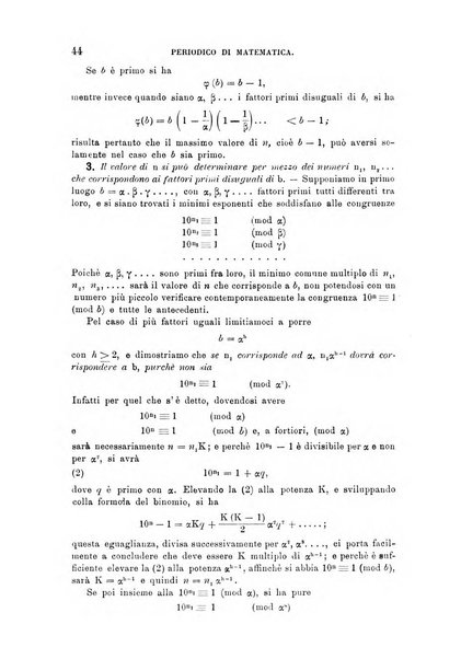 Periodico di matematica per l'insegnamento secondario