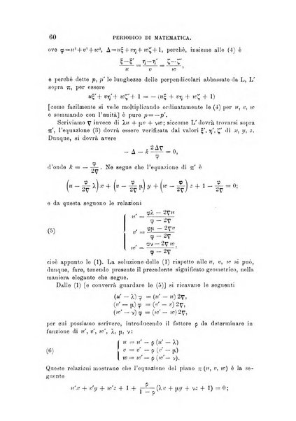 Periodico di matematica per l'insegnamento secondario