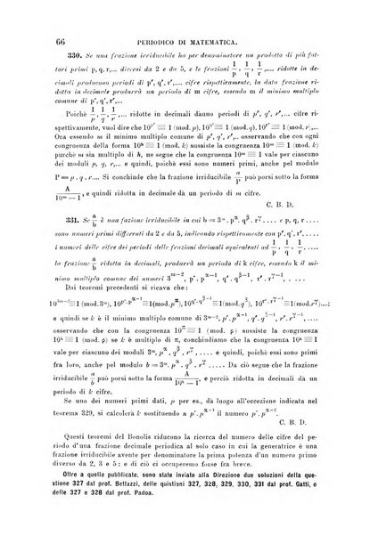 Periodico di matematica per l'insegnamento secondario