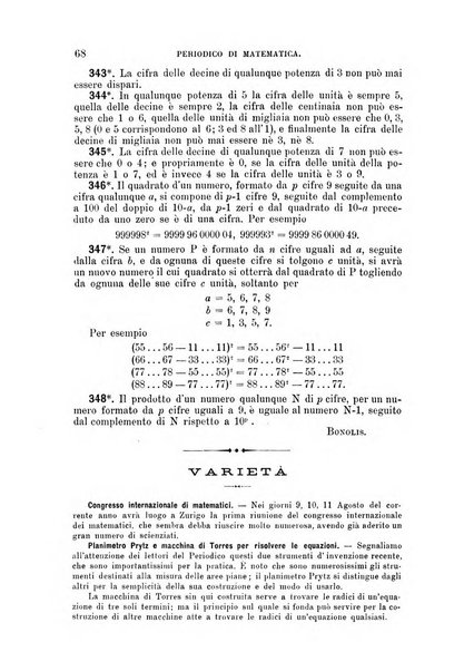 Periodico di matematica per l'insegnamento secondario