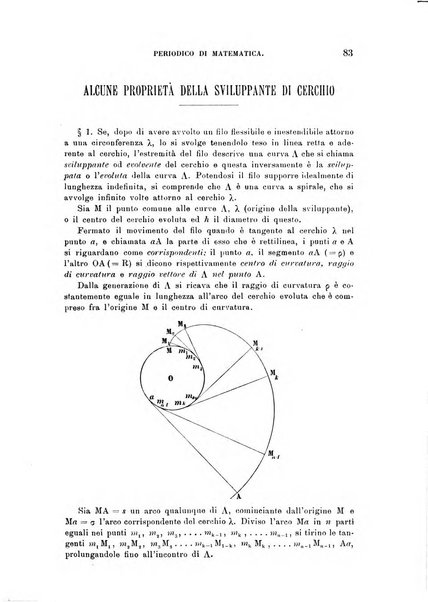 Periodico di matematica per l'insegnamento secondario