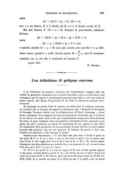 Periodico di matematica per l'insegnamento secondario