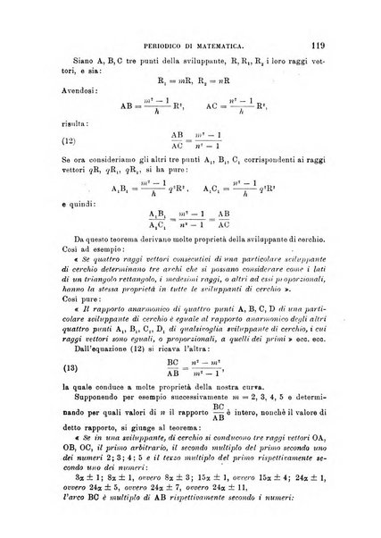 Periodico di matematica per l'insegnamento secondario