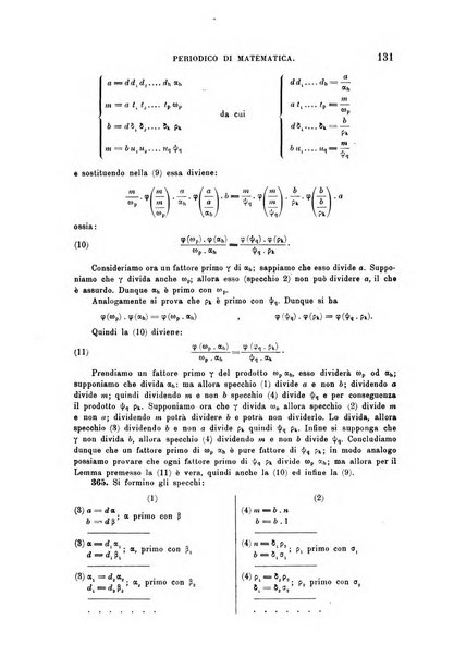 Periodico di matematica per l'insegnamento secondario