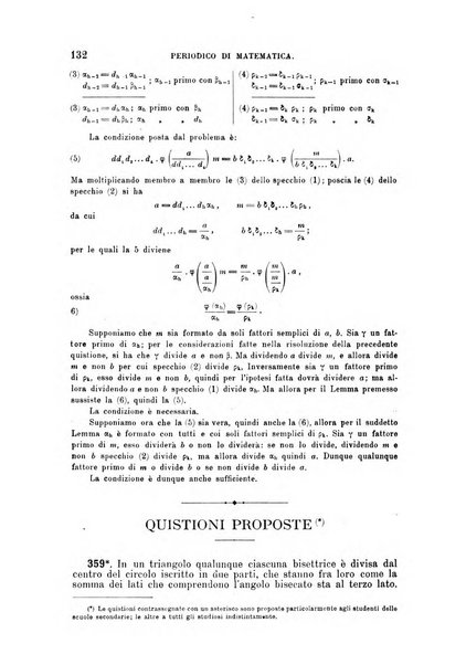 Periodico di matematica per l'insegnamento secondario