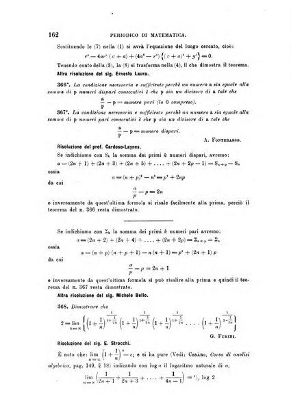 Periodico di matematica per l'insegnamento secondario