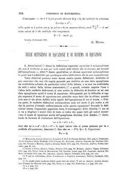 Periodico di matematica per l'insegnamento secondario