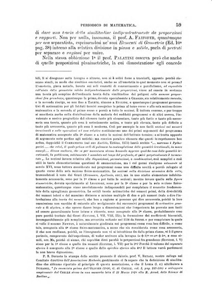 Periodico di matematica per l'insegnamento secondario