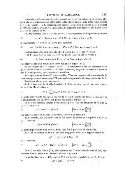 Periodico di matematica per l'insegnamento secondario