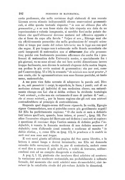 Periodico di matematica per l'insegnamento secondario