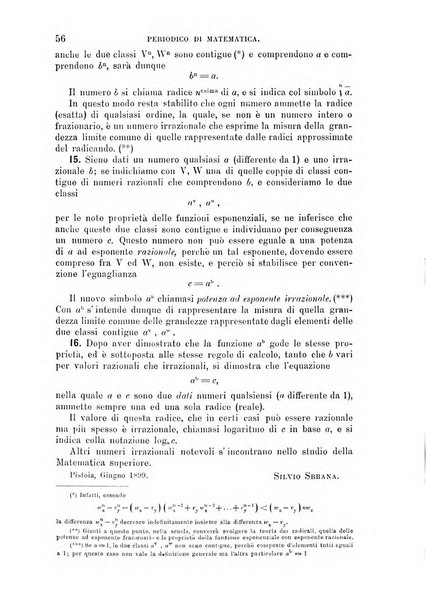 Periodico di matematica per l'insegnamento secondario